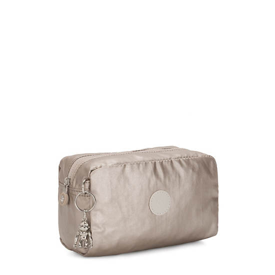 Kipling Gleam Metallic Pouch Tassen Beige | België 1083UZ